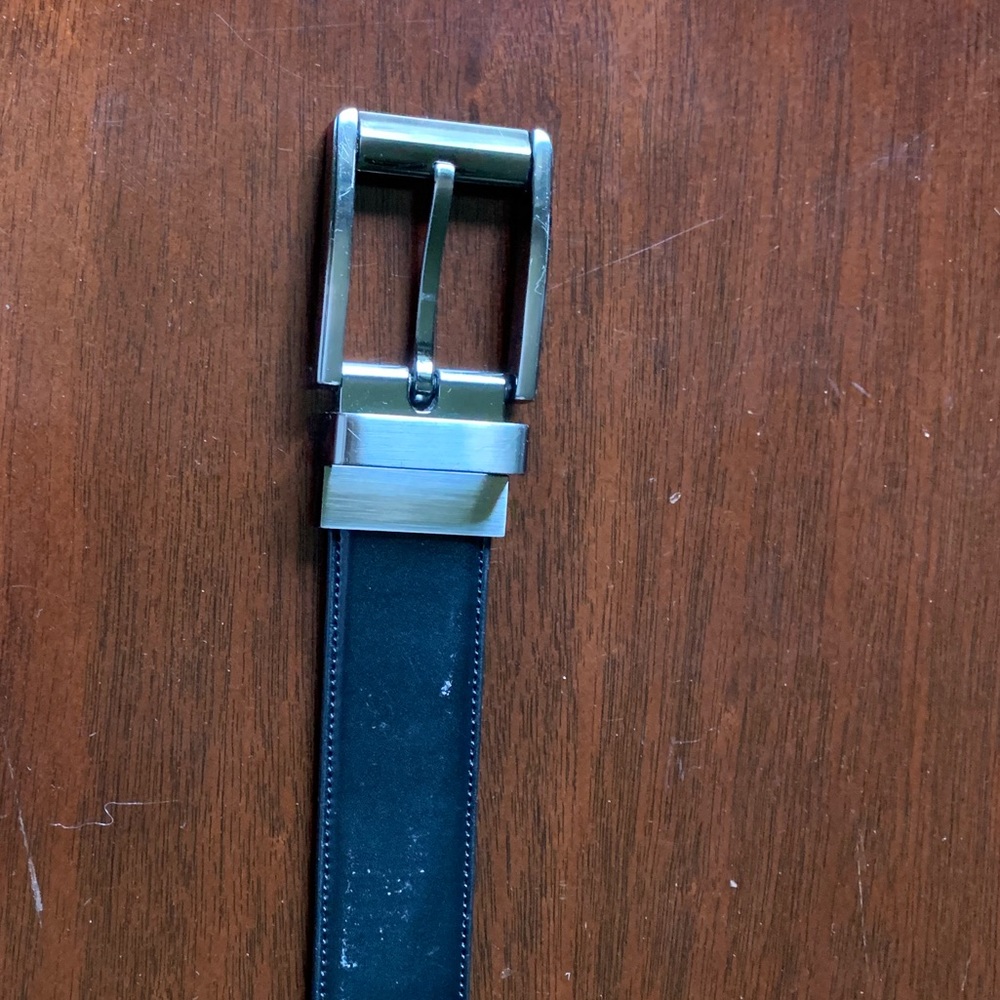 Simulated leather belt